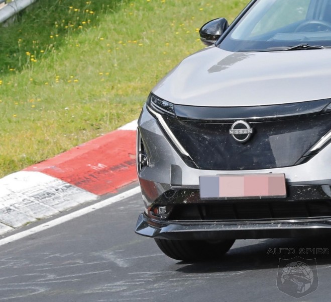 Electric Nissan Ariya Nismo Caught Carving Up The Ring